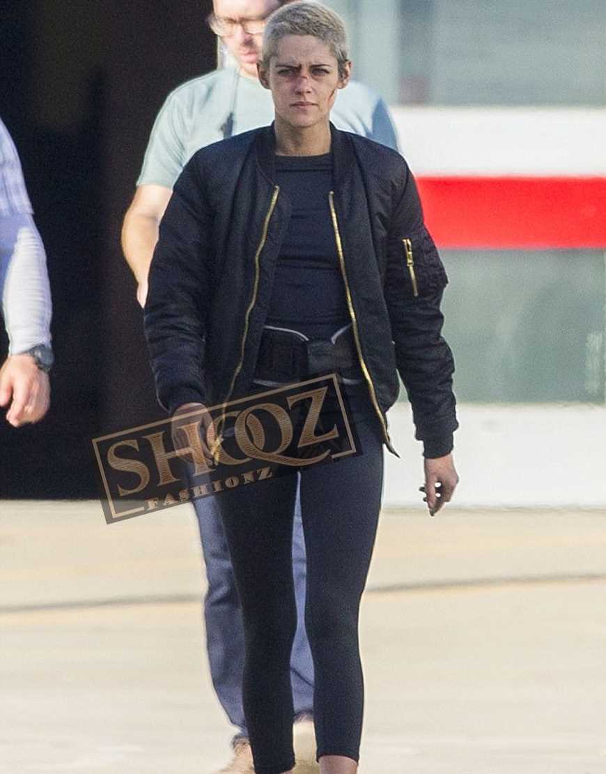 Underwater Kristen Stewart Travel Outfit Jacket